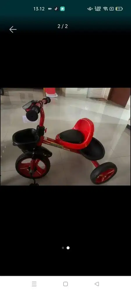 Sepeda anak roda tiga  aviator At-110