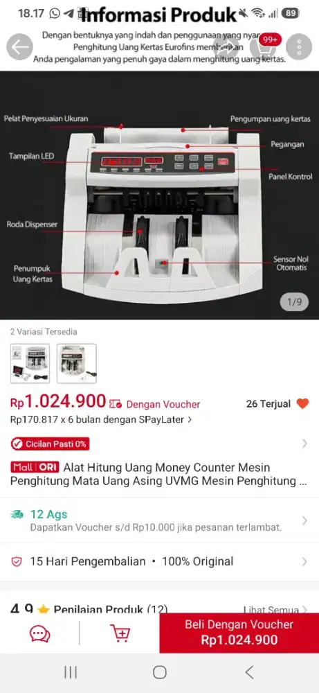 Alat Penghitung Uang