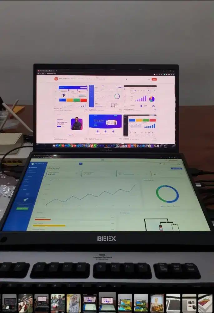 Monitor portable 15.6 inch touchscreen