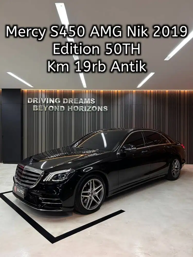 Mercedes Benz S450 AT 2020 Hitam S450L Mercy B888HEL Km19rb Nik 2019