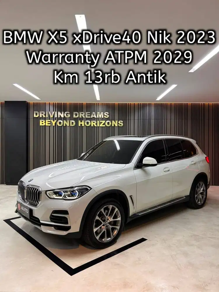 BMW X5 XDrive40i 7-Seater AT 2024 Putih Km13rb B2824BJG Nik 2023