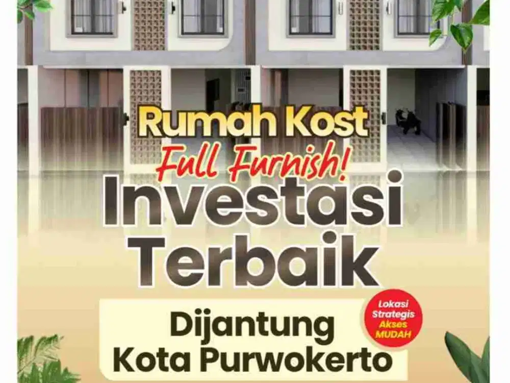 Kost Eksklusif 12 Kamar Full Furnished Dekat UNSOED