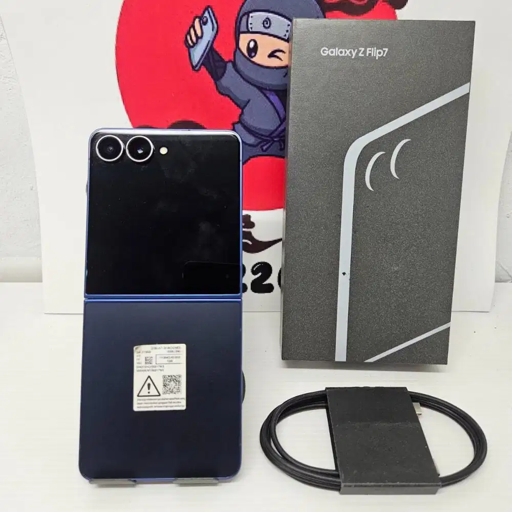 Samsung Galaxy Z Flip 7 Navy 12/256 Fullset Sein No Minus