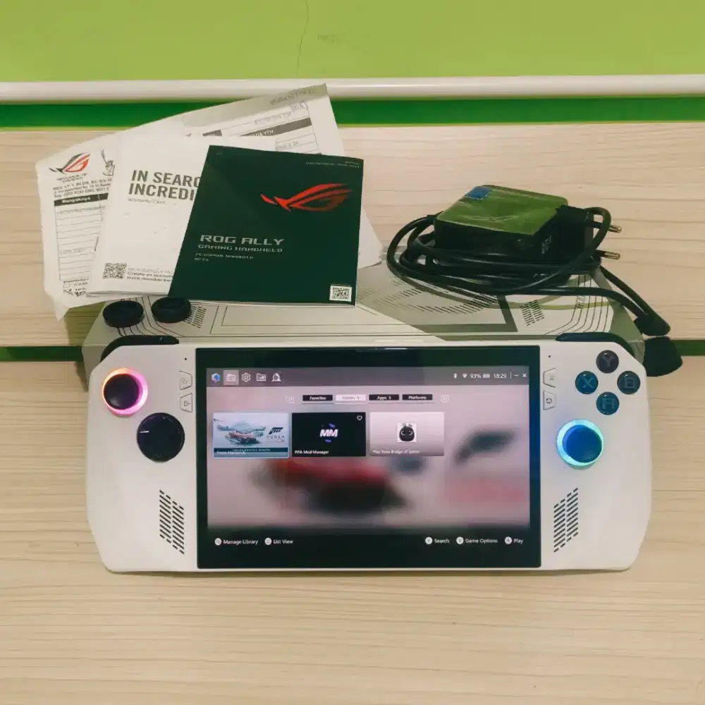Asus rog ally z1 extreme handheld gaming amd portable pc z1e games
