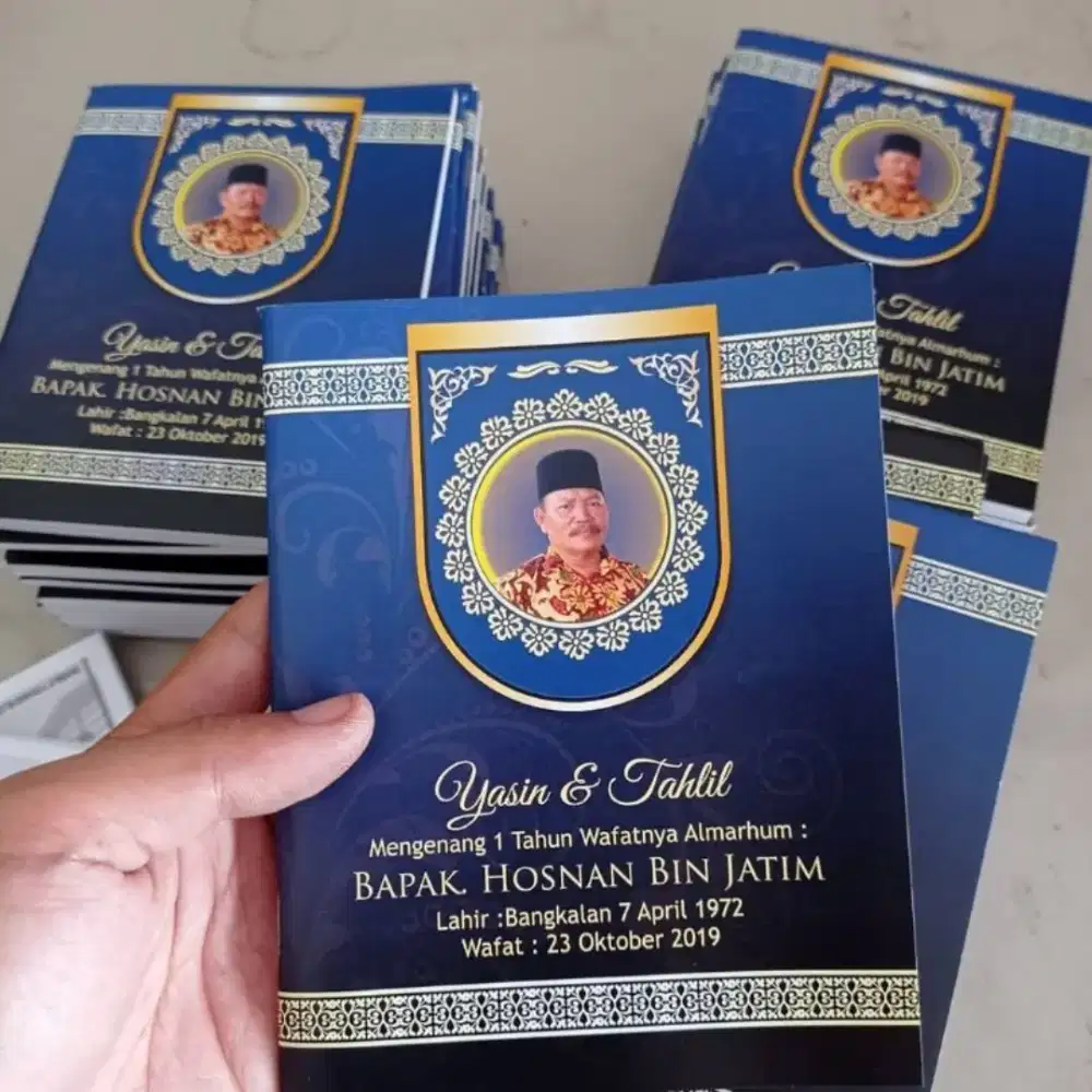 Buku yasin foto custom soft cover