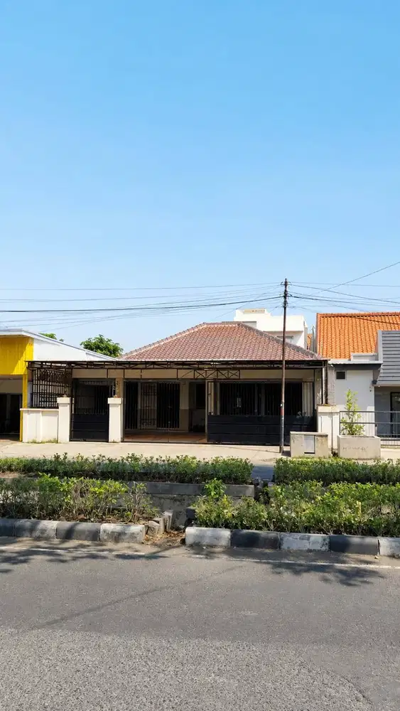 DIJUAL RUMAH KOMERSIAL RUNGKUT ASRI, NOL JALAN RAYA, JALAN DOUBLE WAY