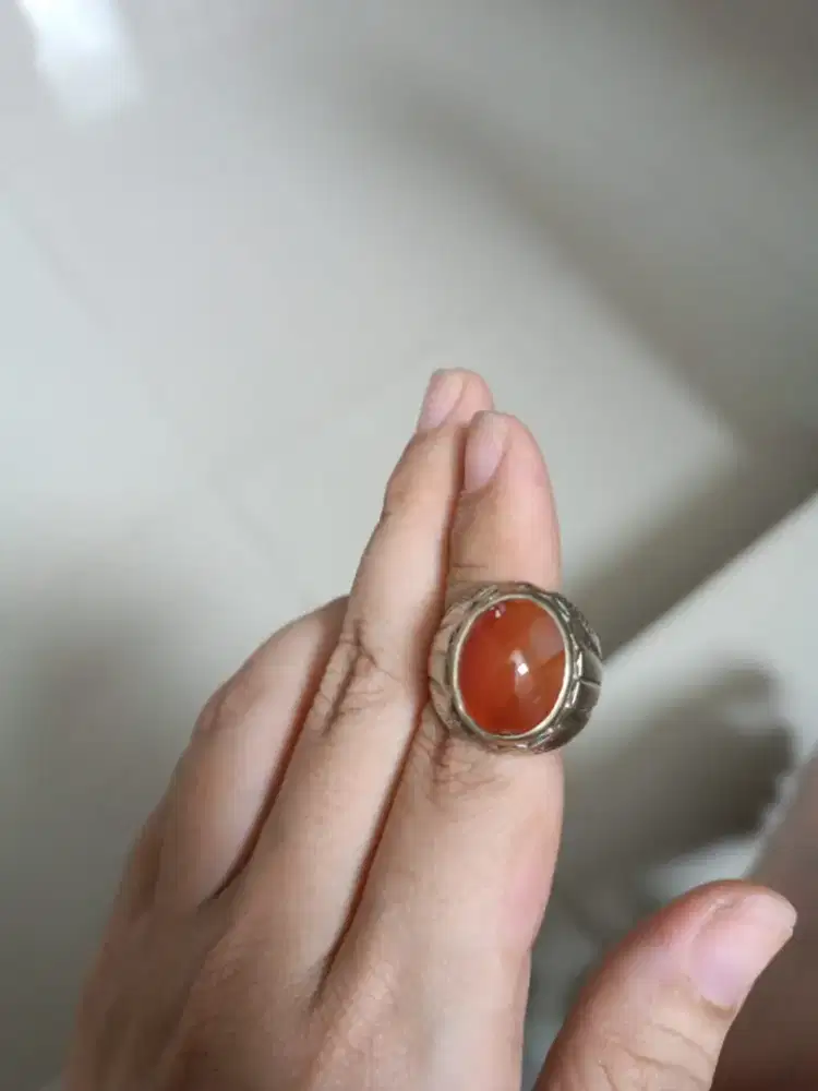 Cincin pria akik batu Sulaiman murah