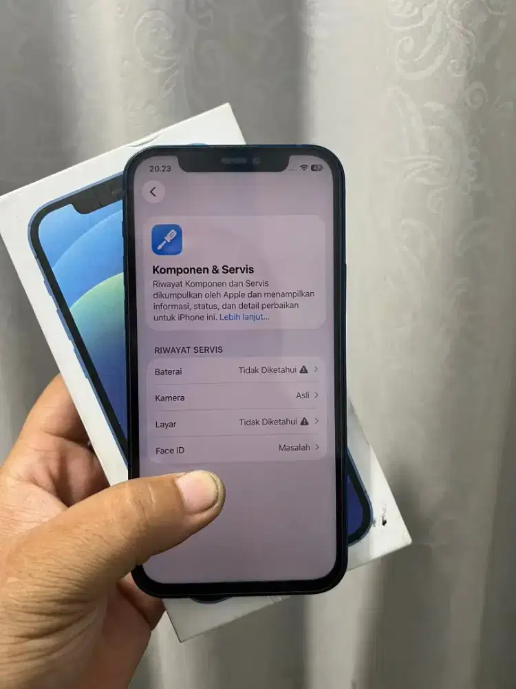 iphone 12 64gb , all operator , cari kembalian dari laptop