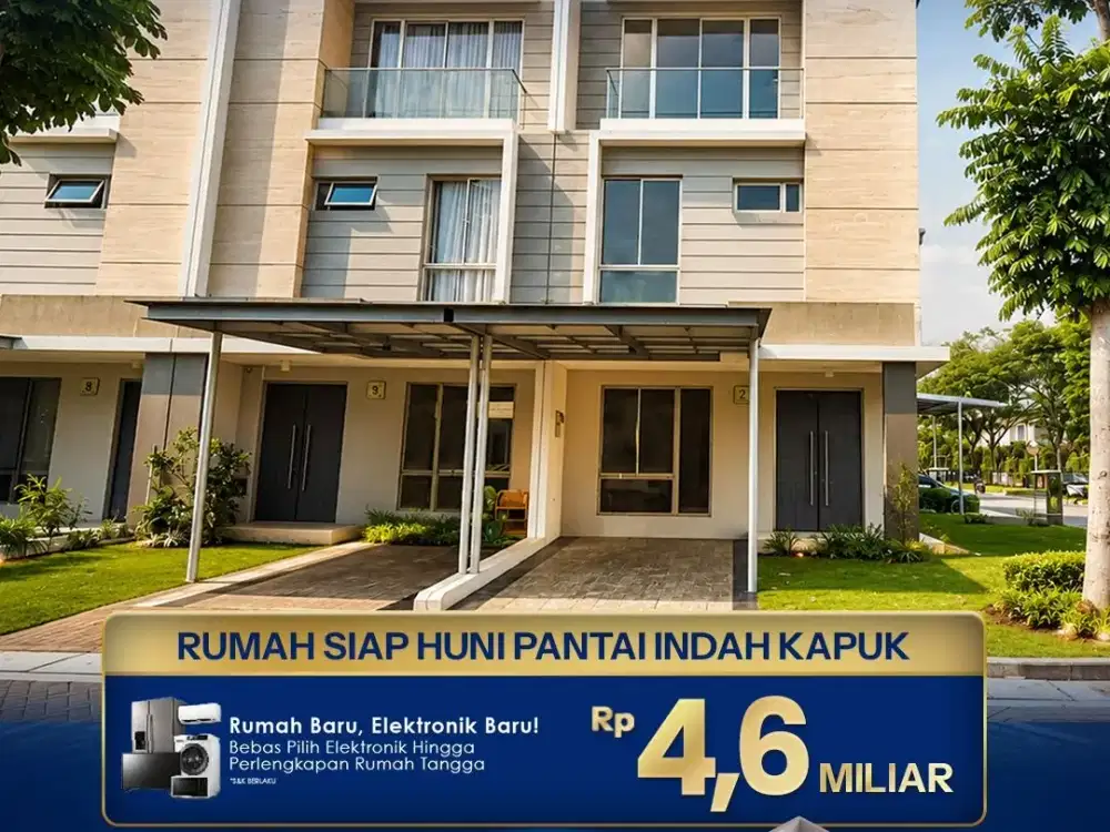 Dijual Rumah Pantai Indah Kapuk Golf Island Type ALPEN