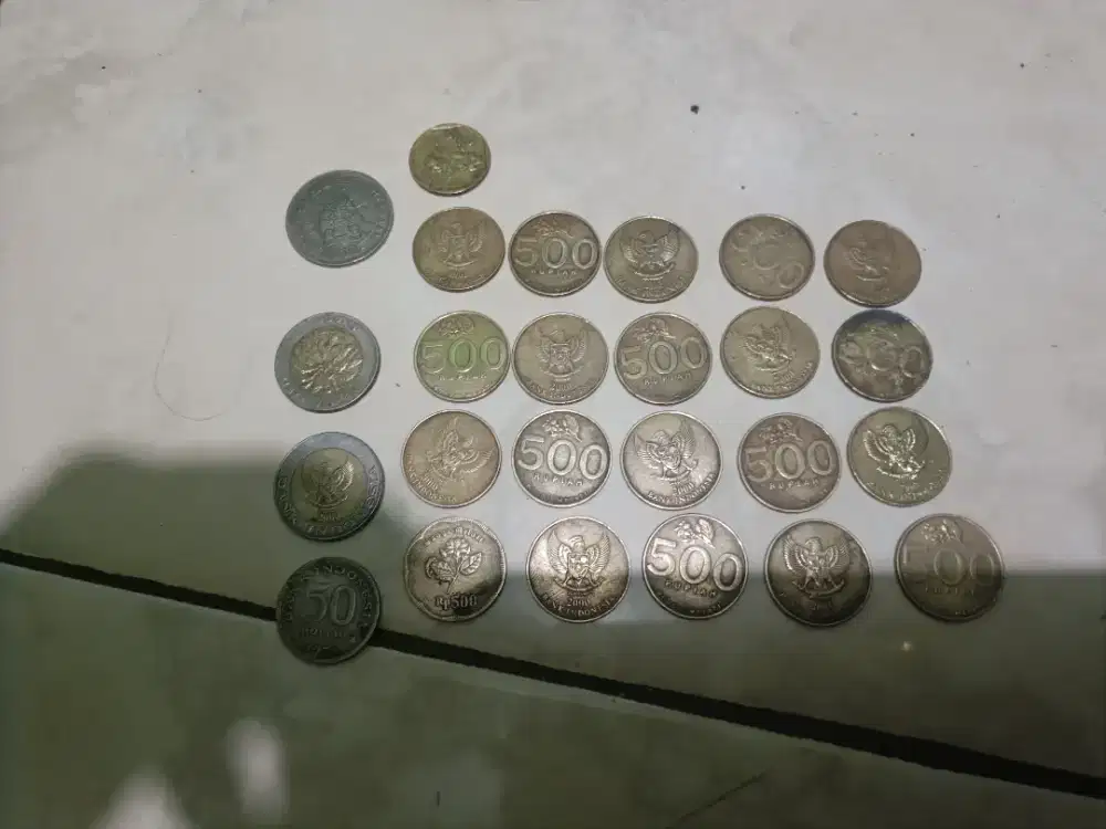 Coin lama lima ratusan dan seribuan