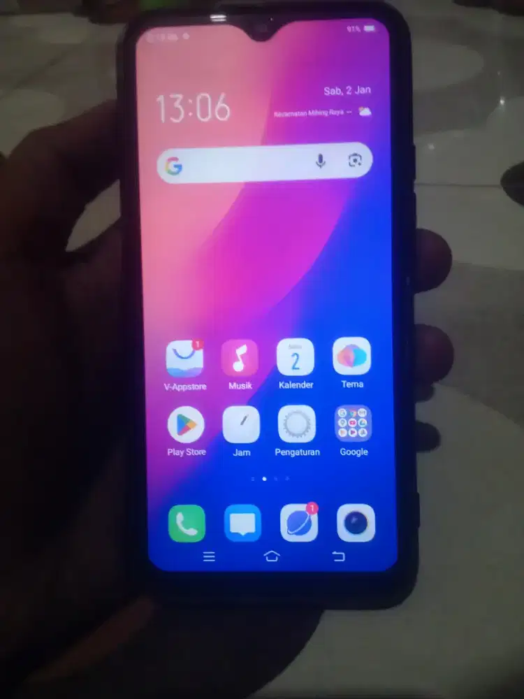 Dijual Hp Vivo 19 lumayan mulus siap pakai bosku