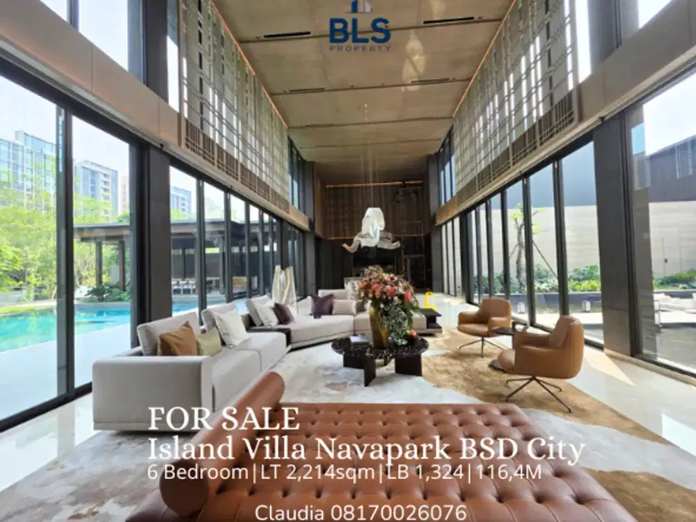 FOR SALE House Island Villa Navapark BSD City 6BR