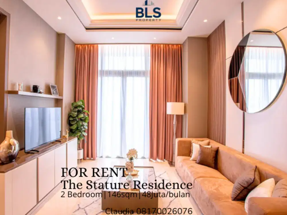FOR RENT Apartment The Stature Residence 2BR
