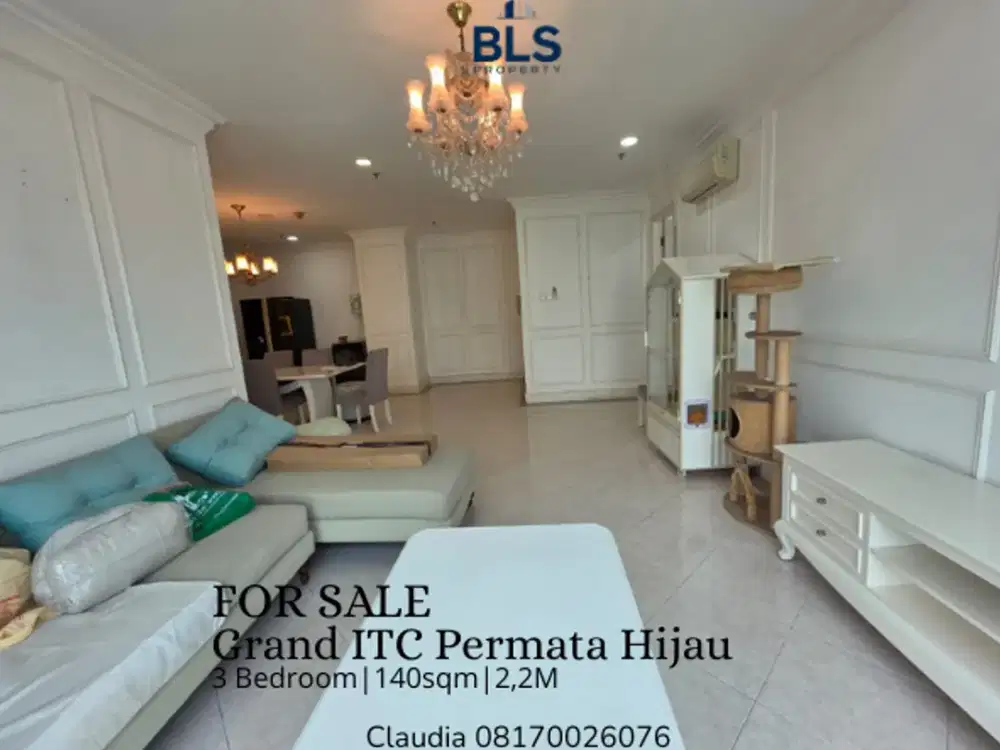 FOR SALE Apartment Grand ITC Permata Hijau 3BR