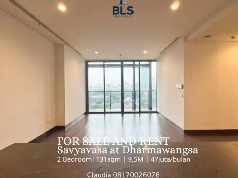 FOR SALE AND RENT Apartment Savyavasa at Dharmawangsa 2Bedroom