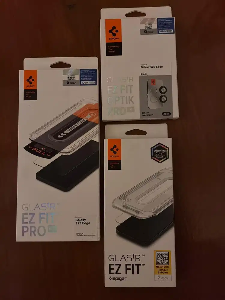 Tempered Glass Spigen S25 Edge dan Iphone Air New