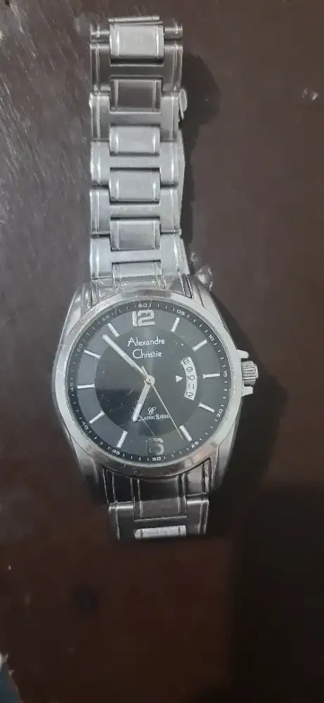 Jam tangan alexandre christie classic steel