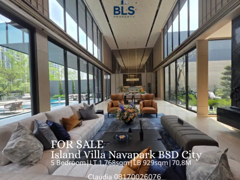 FOR SALE House Island Villa Navapark BSD City 5BR