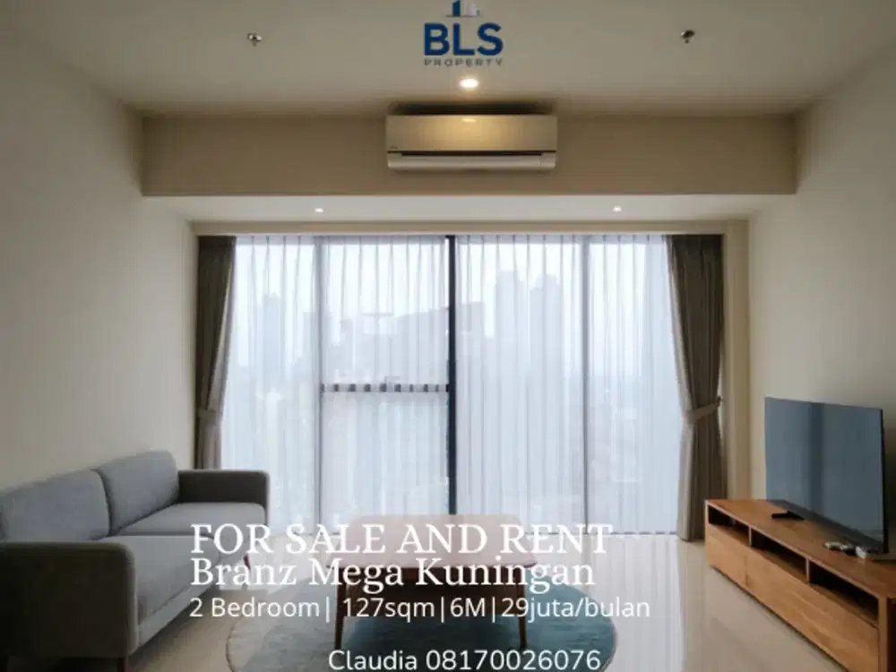 FOR SALE AND RENT Apartment Branz Mega Kuningan 2BR