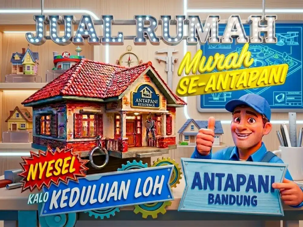 JUAL RUMAH DI ANTAPANI, ARCAMANIK, BANDUNG KOTA.