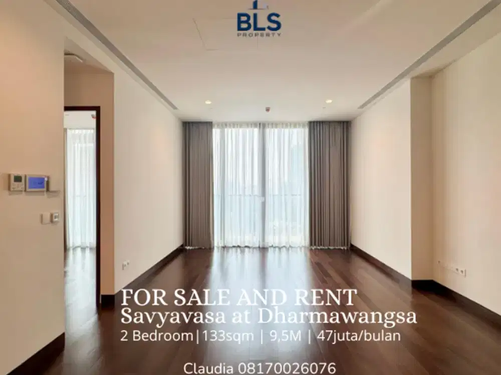 FOR SALE AND RENT Apartment Savyavasa at Dharmawangsa 2BR