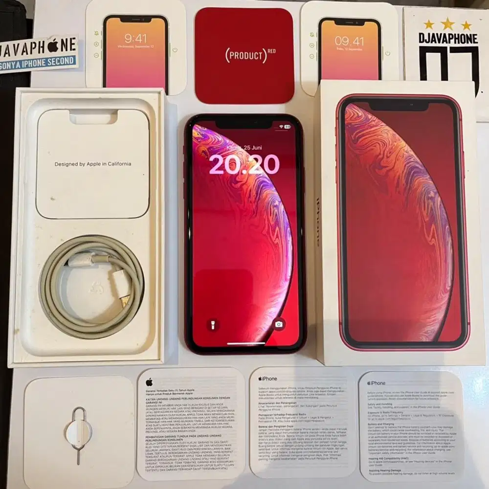 iPhone XR Red 128GB Ex iBox Resmi