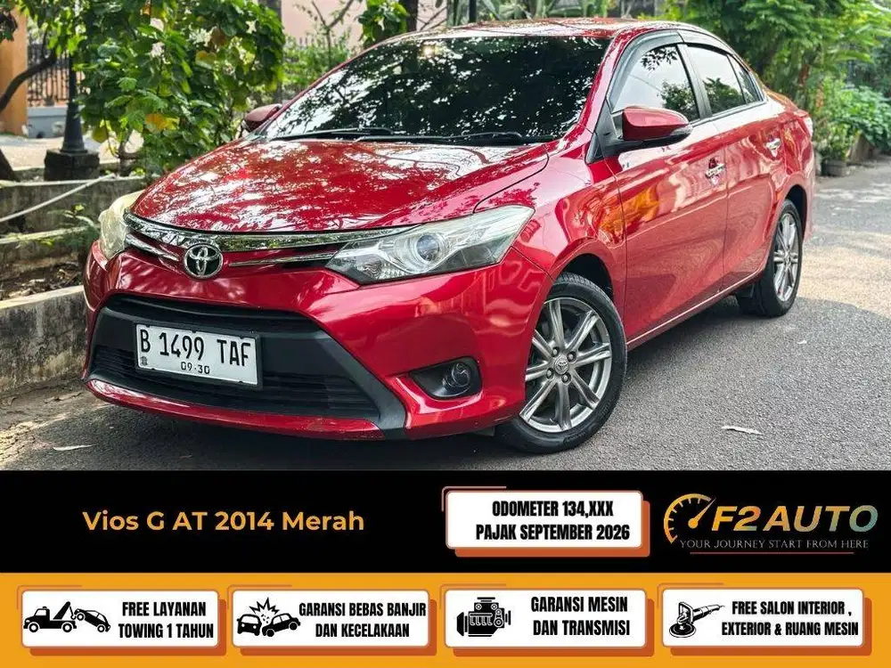 Vios G AT 2014 Merah