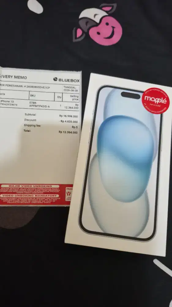 iPhone 15/128GB Blue, Segel!!!