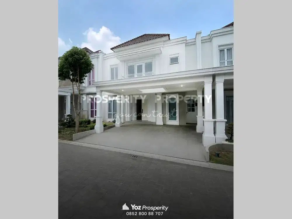 Rumah Lebar 10 Siap Huni di Cluster Pasadena Village Paramount Gading Serpong Tangerang