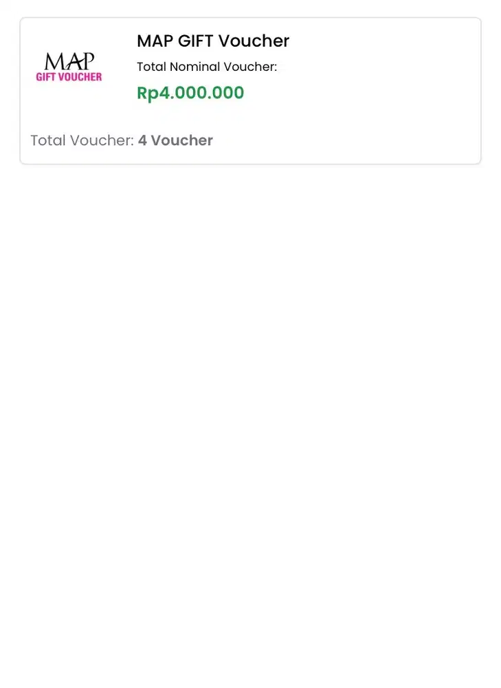 Voucher MAP Digital