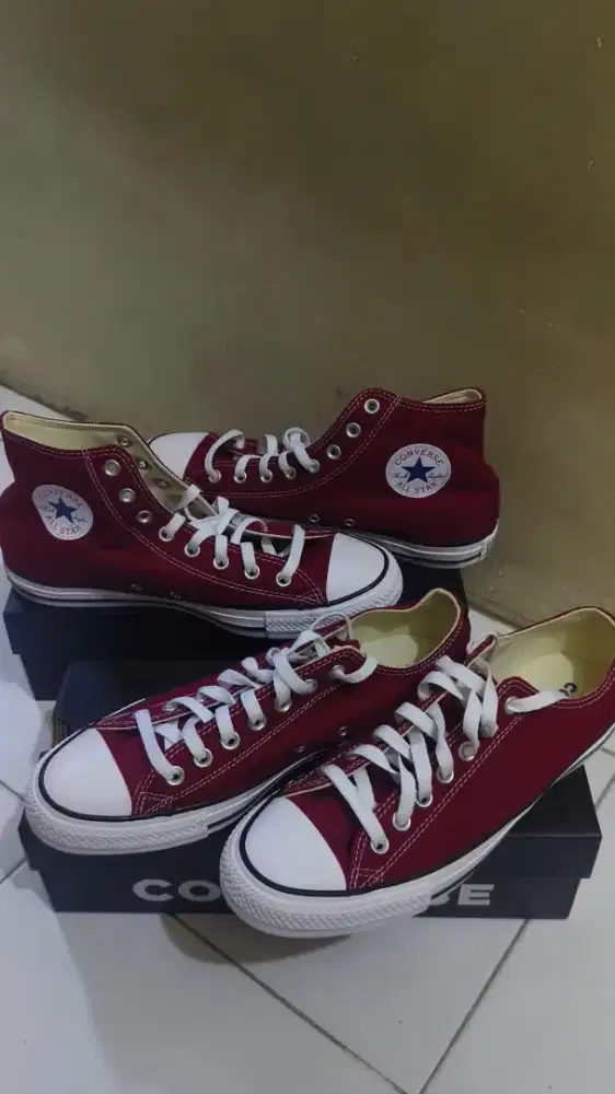 Cuci Gudang Converse Chuck Taylor All Star Maroon Original Brand New