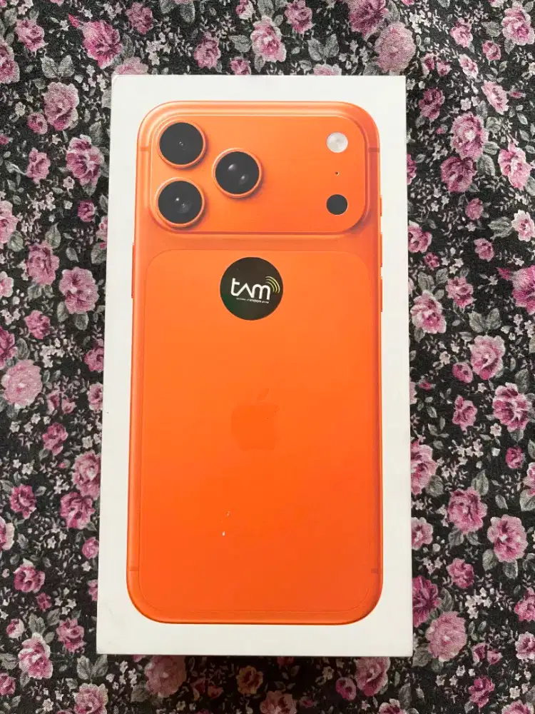 Iphone 17 Pro Max 256GB Orange BNIB Segel Resmi Ibox