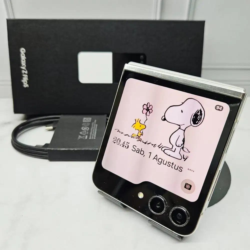 Samsung Galaxy Z Flip 5 8/256GB White SEIN Resmi Fullset No Minus