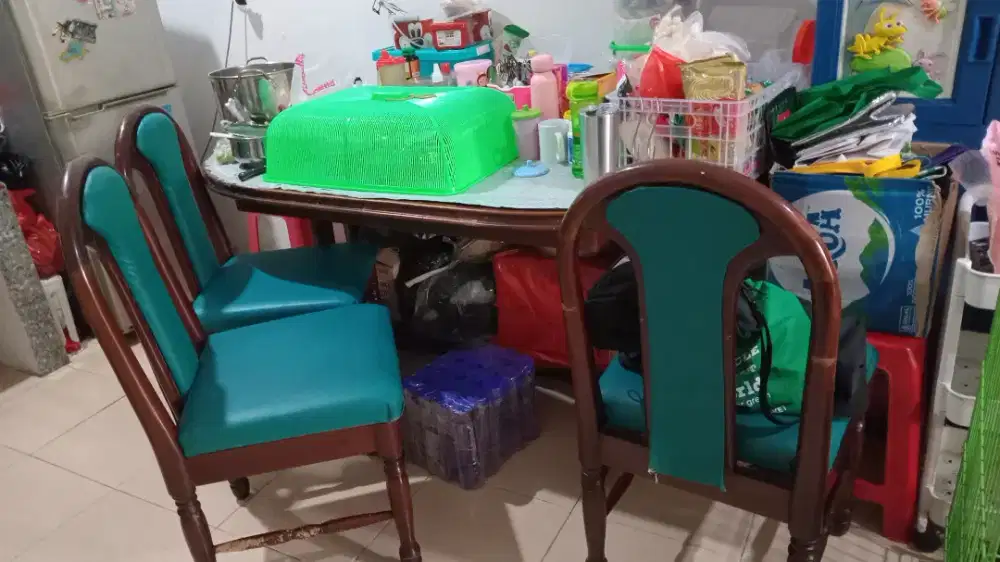Meja makan 1 set