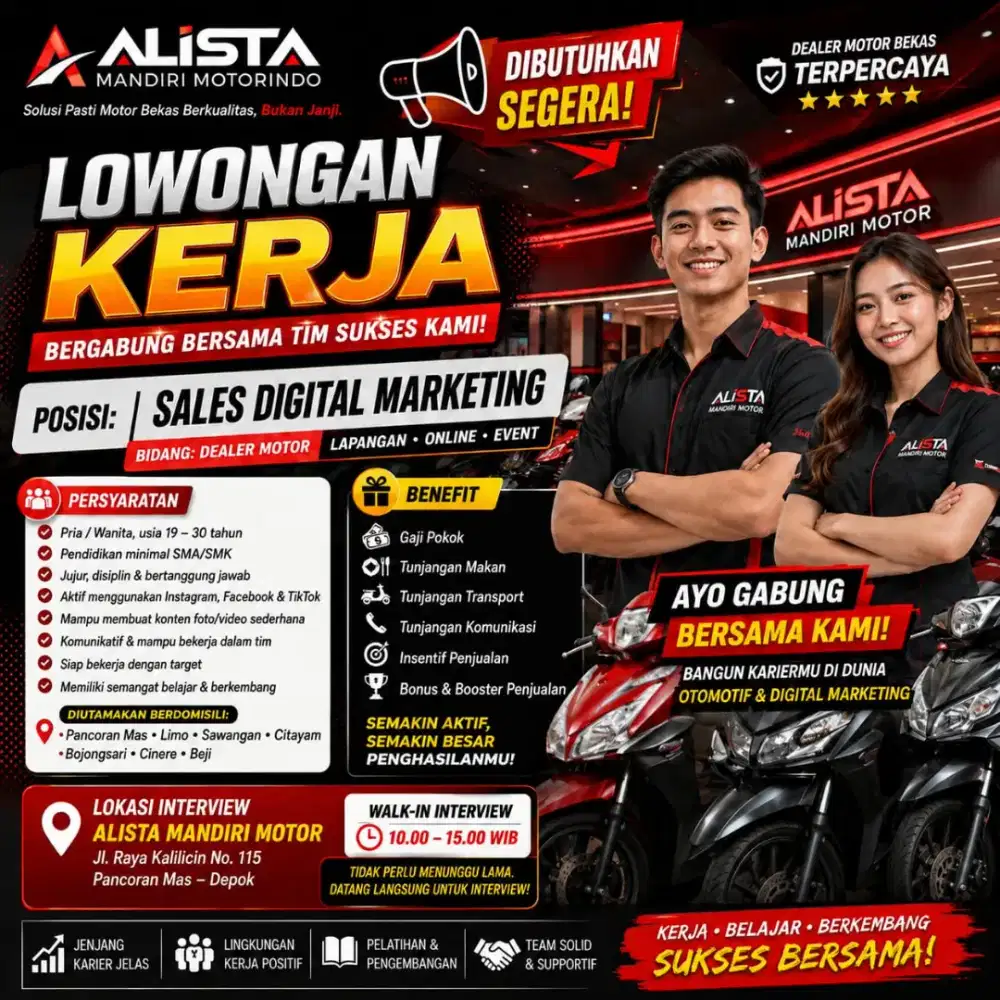 LOWONGAN KERJA DIGITAL MARKETING
