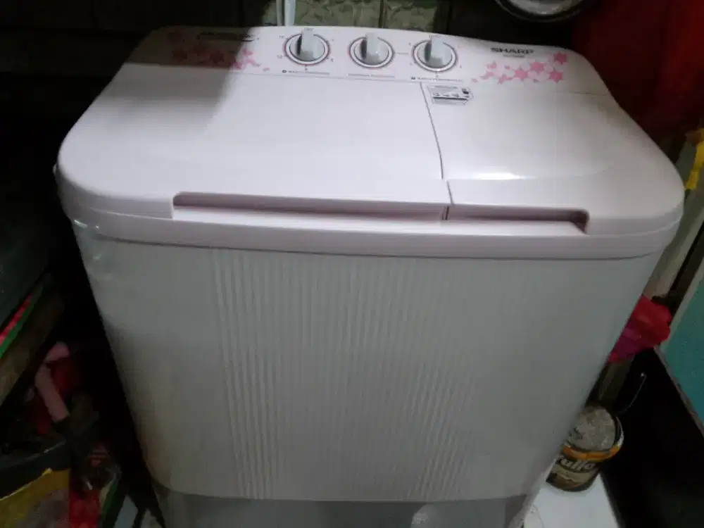 Jual mesin cuci Sharp 8kg 2 tabung