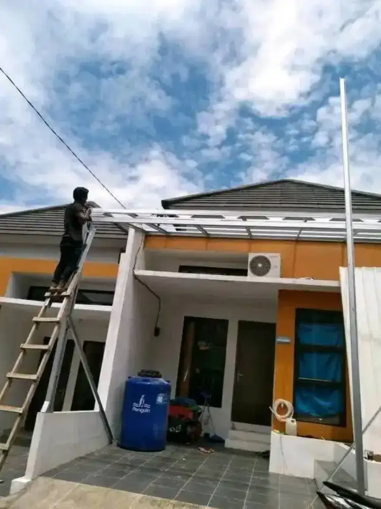 Tukang kanopi ganti atap rumah renopasi bangunan