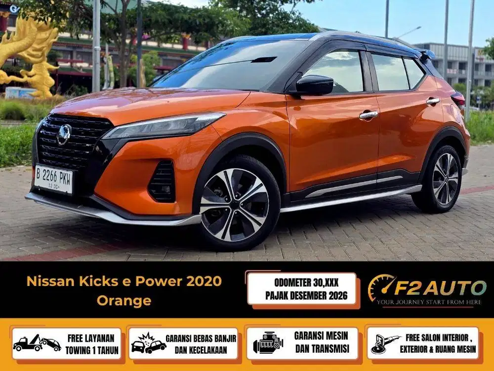 Nissan Kicks Hybrid 2020 Orange