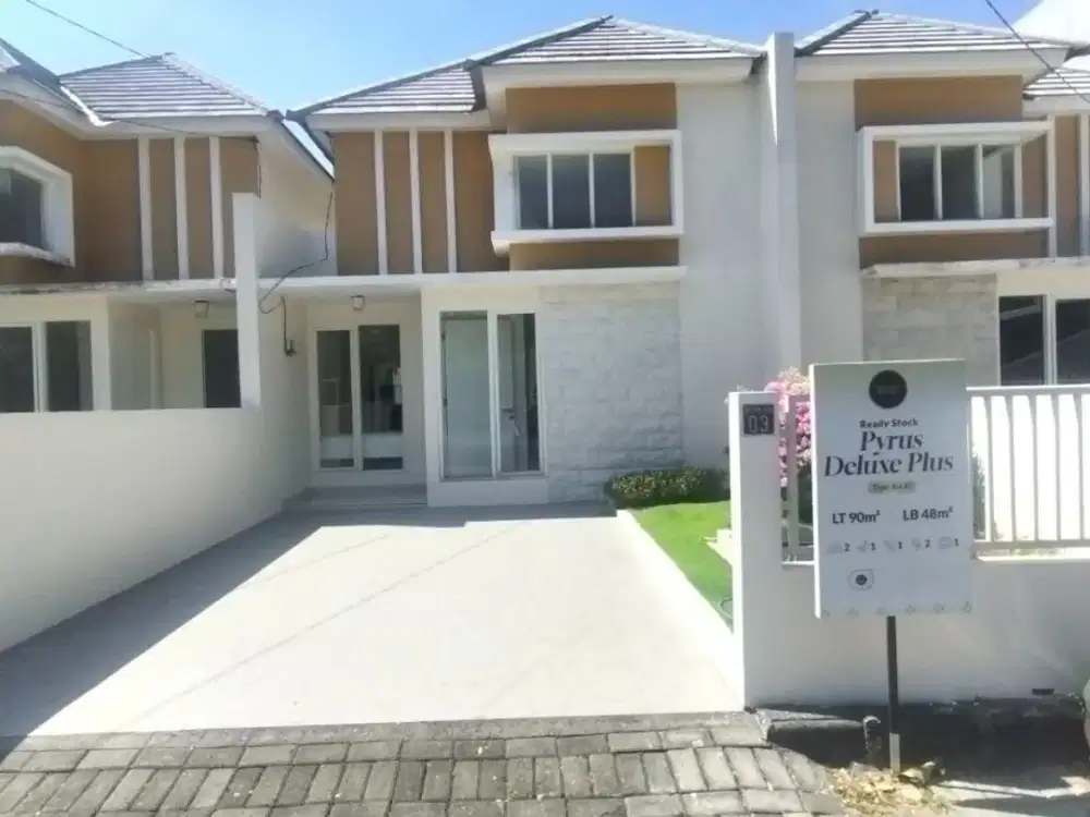 Rumah Baru Siap Huni di Surbaya Barat , One Gate System` 24H Security Row Lega ▪︎ Konsep Mewah & Modern