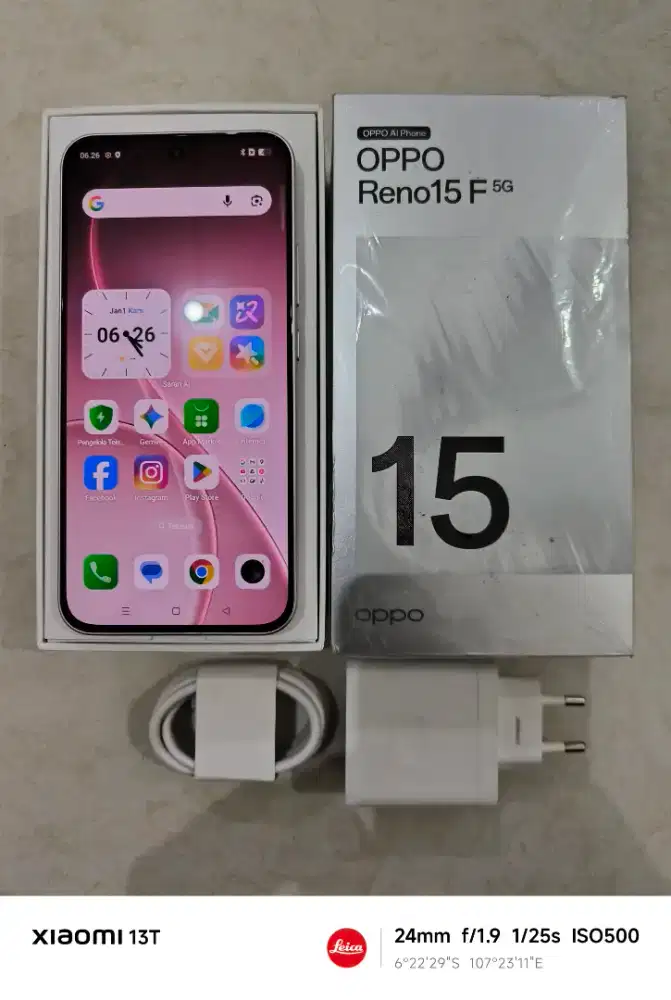 oppo reno 15f 5G ram 8/256gb