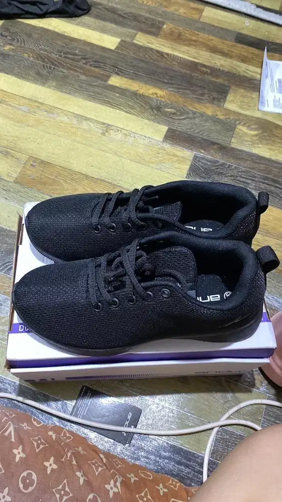 sepato hitam ando uk 38