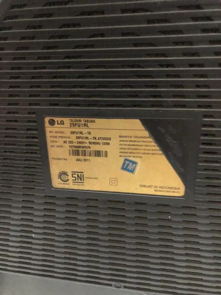 Second - TV Tabung LG 135W