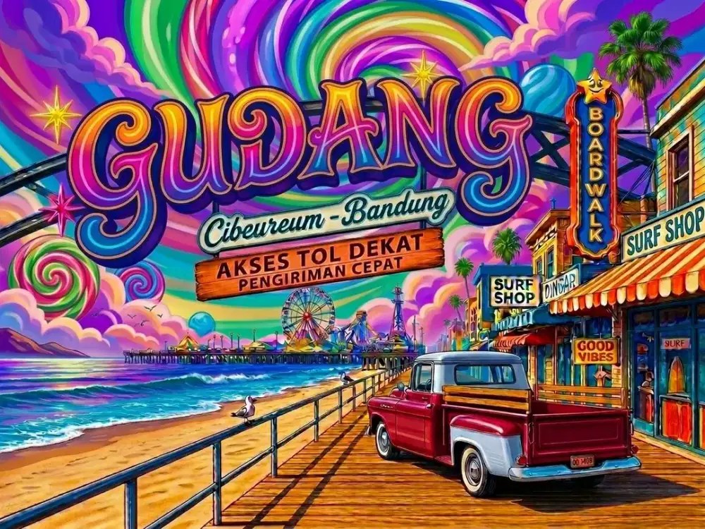 JUAL GUDANG DI CIBEUREUM, ANDIR, BANDUNG KOTA.
