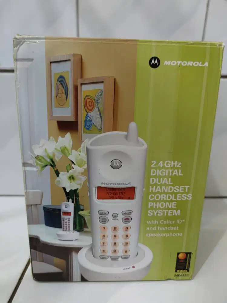 Telepon Rumah Motorola 2.4GHz Cordless jual murah