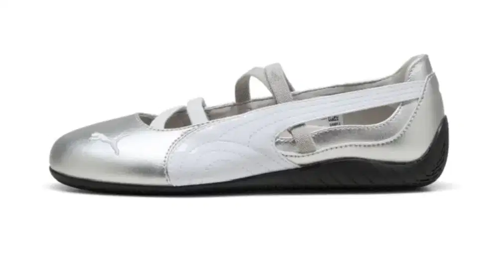 Speedcat Ballet Metallic Wns Ballerinas silver-coloured by AMUP