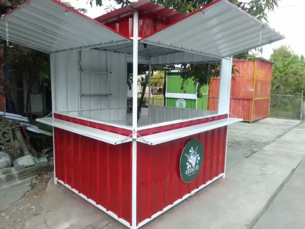 booth container/stand gerobak display 200x150x200