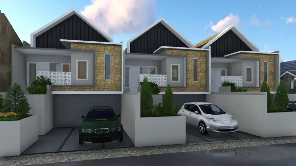 Rumah baru strategis di tengah kota dekat sampoo kong