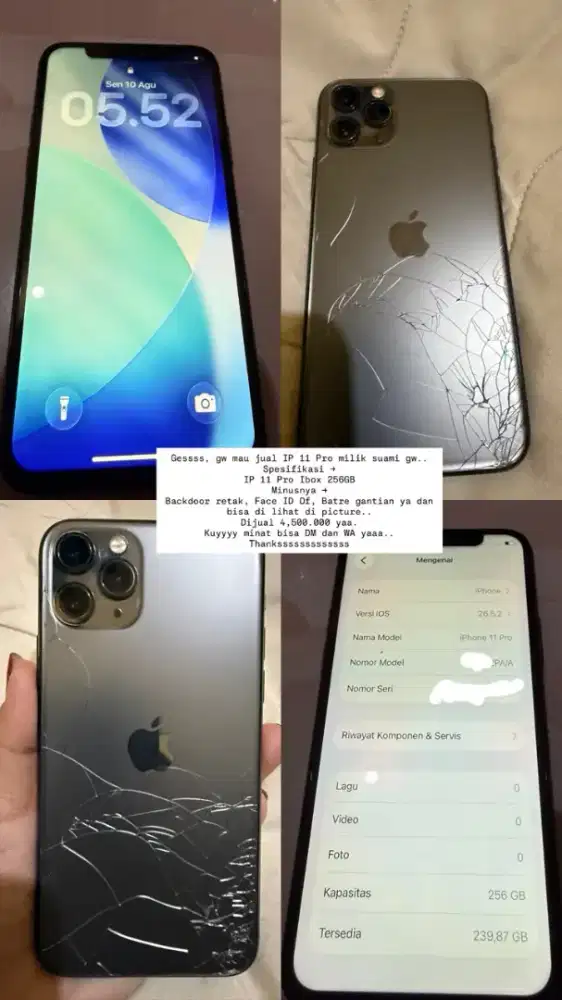 iPhone 11 PRO 256 IBOX MINUS