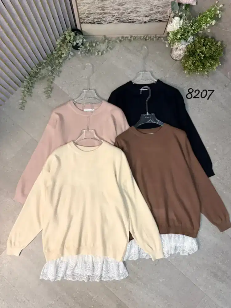 Di jual baju bahan rajutan