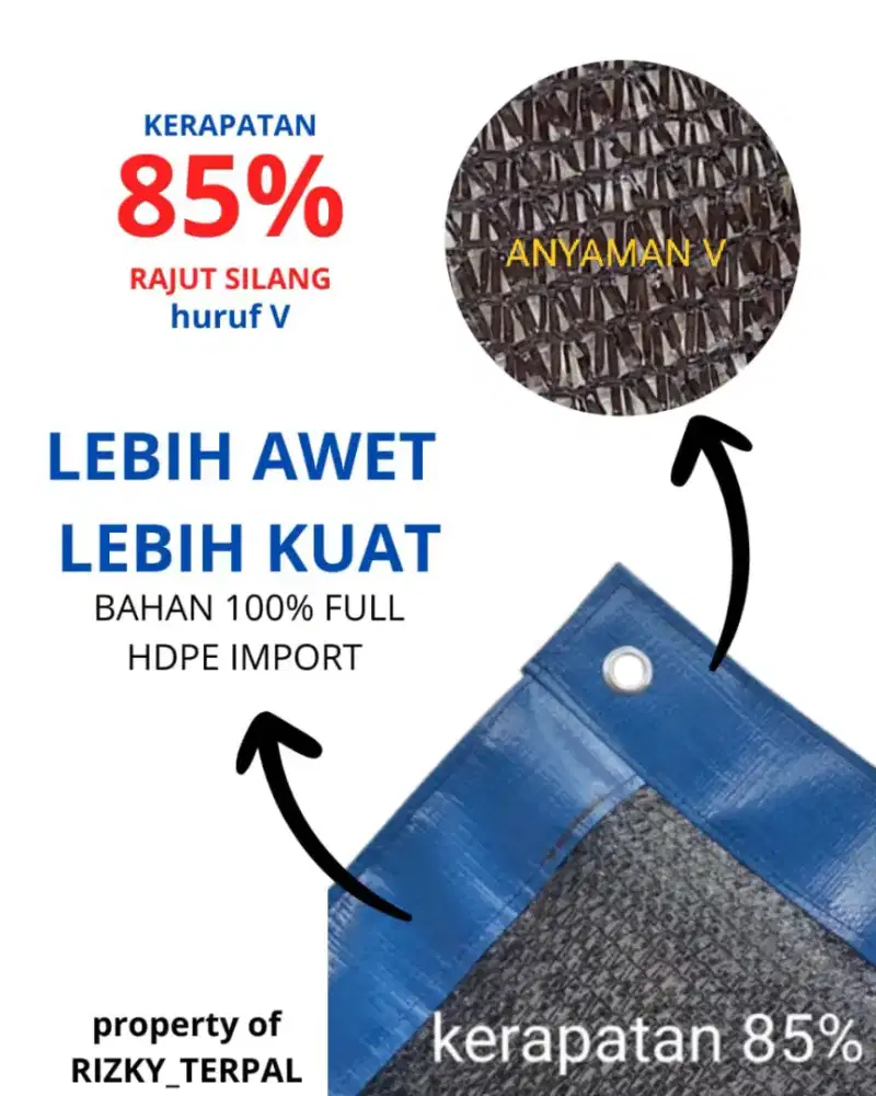 PARANET GRADE A FULL HDPE KERAPATAN 85%